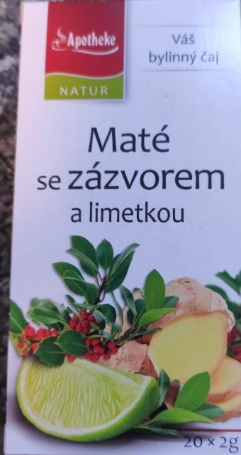 Fotografie - Maté se zázvorem a limetkou