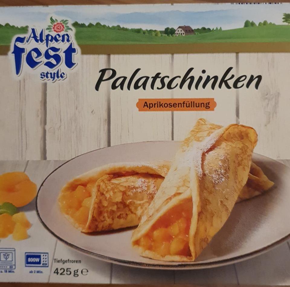 Fotografie - Palatschinken Aprikosenfüllung Alpen fest style