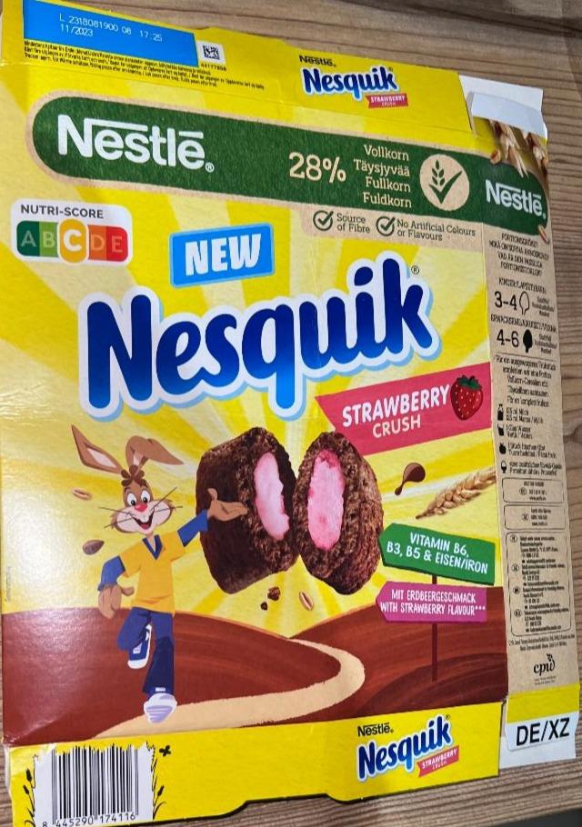 Fotografie - Nesquik Strawberry crush Nestlé