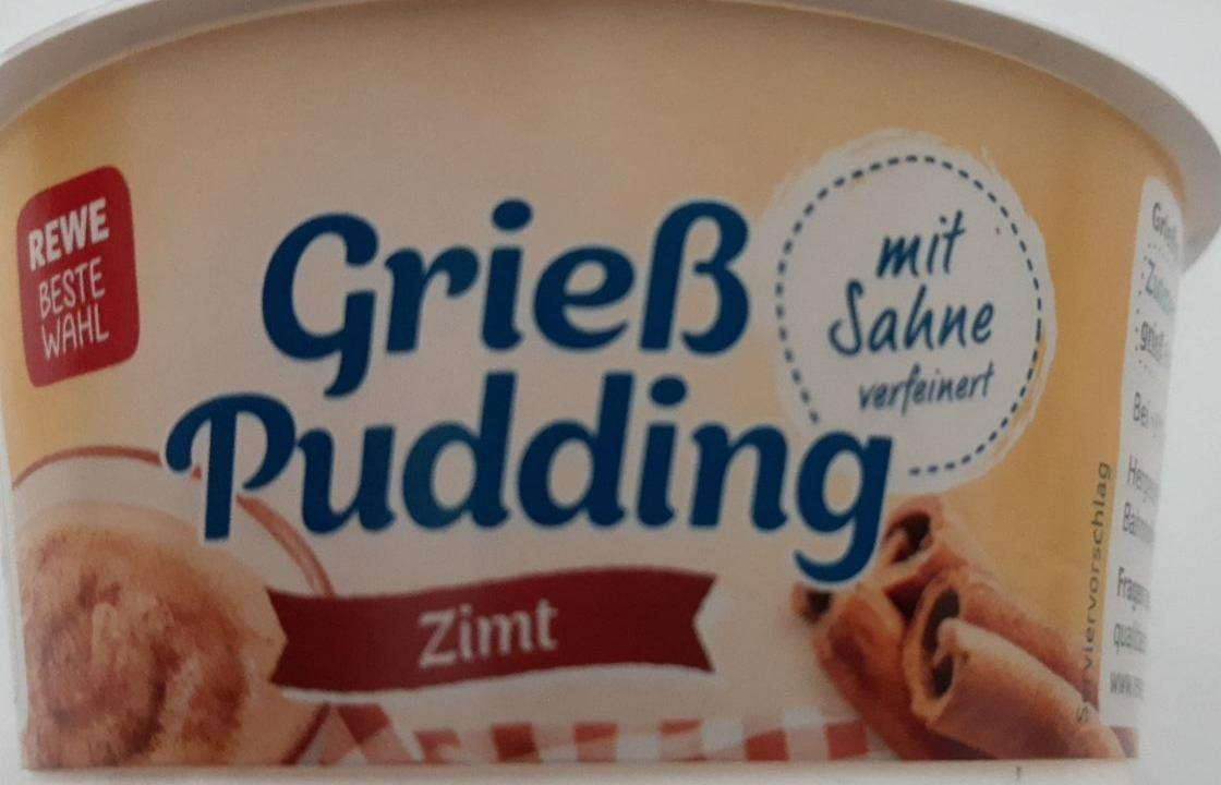 Fotografie - REWE Griess Pudding Zimt Rewe beste wahl