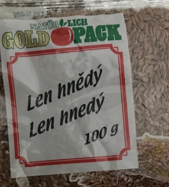 Fotografie - Len hnědý Natürlich Gold Pack