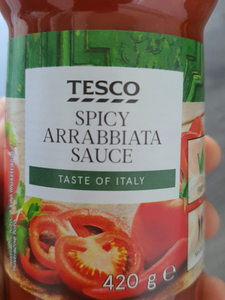 Fotografie - Tesco Spicy Arrabbiata Sauce