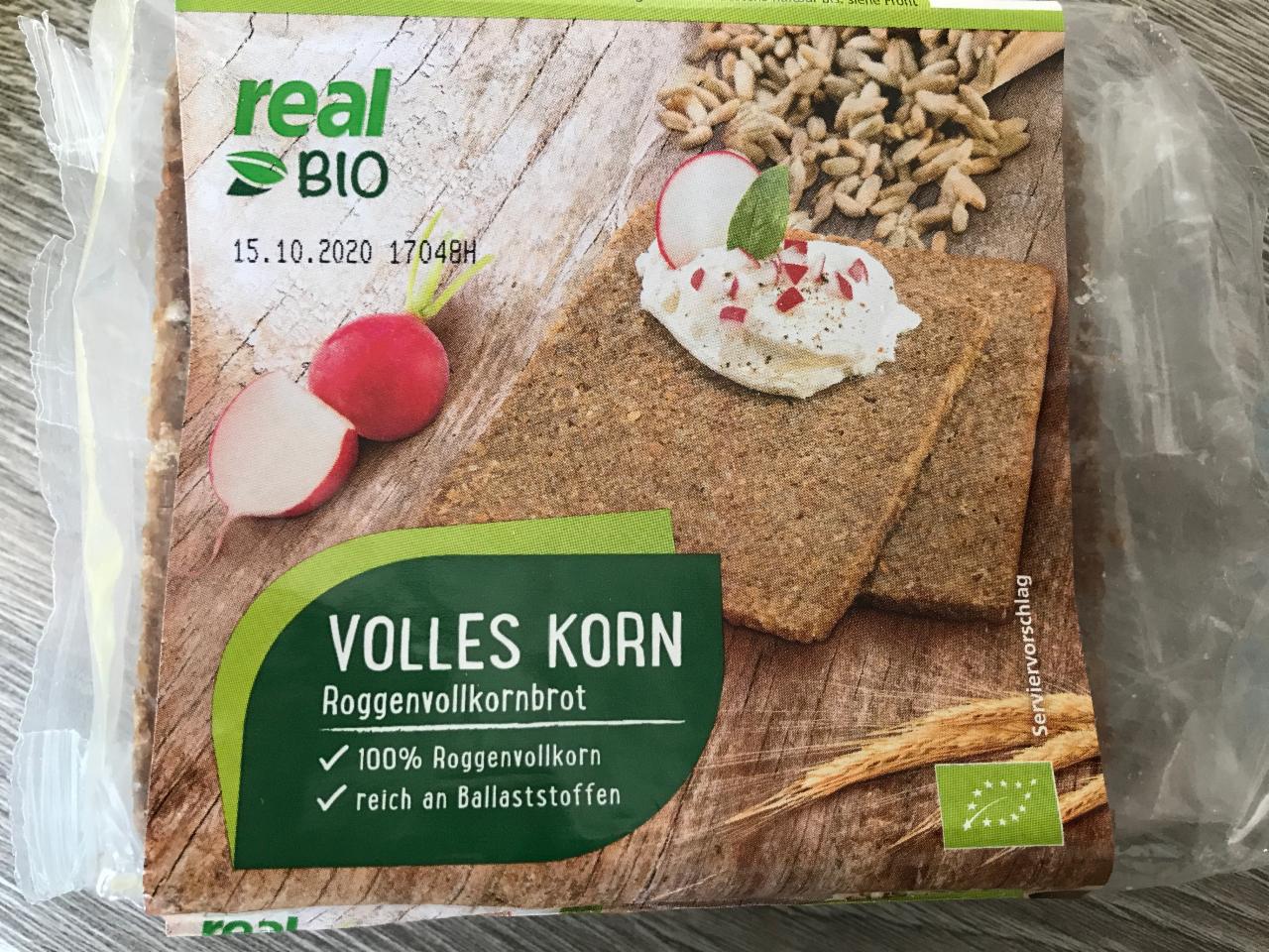 Fotografie - Volles korn Roggenvollkornbrot real quality