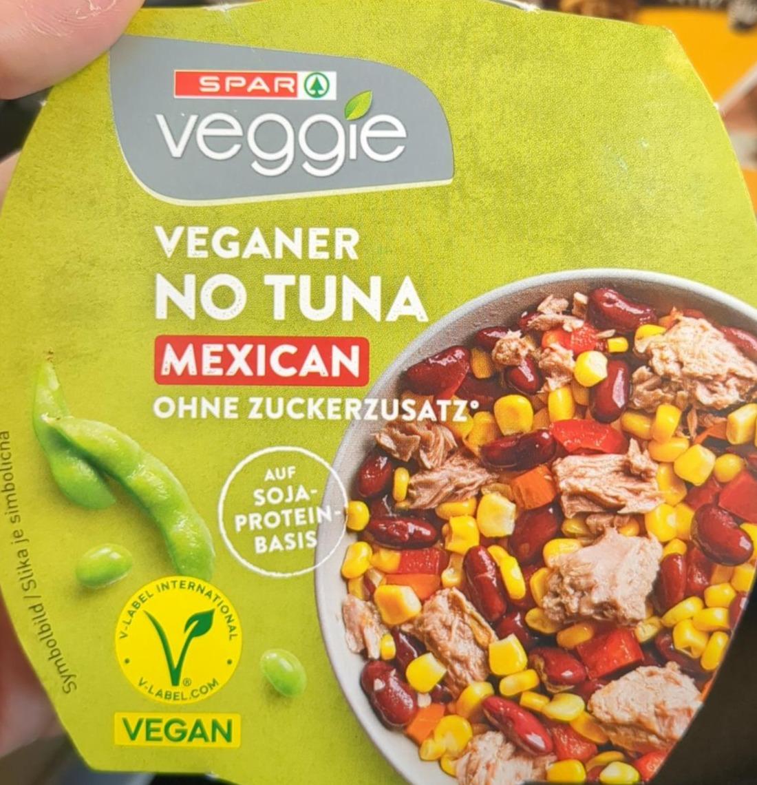 Fotografie - Veganer no tuna mexican Spar veggie