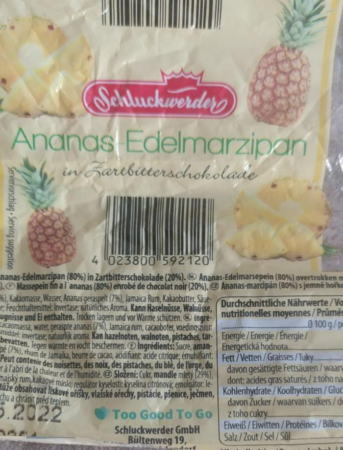 Fotografie - ananas edelmarzipan