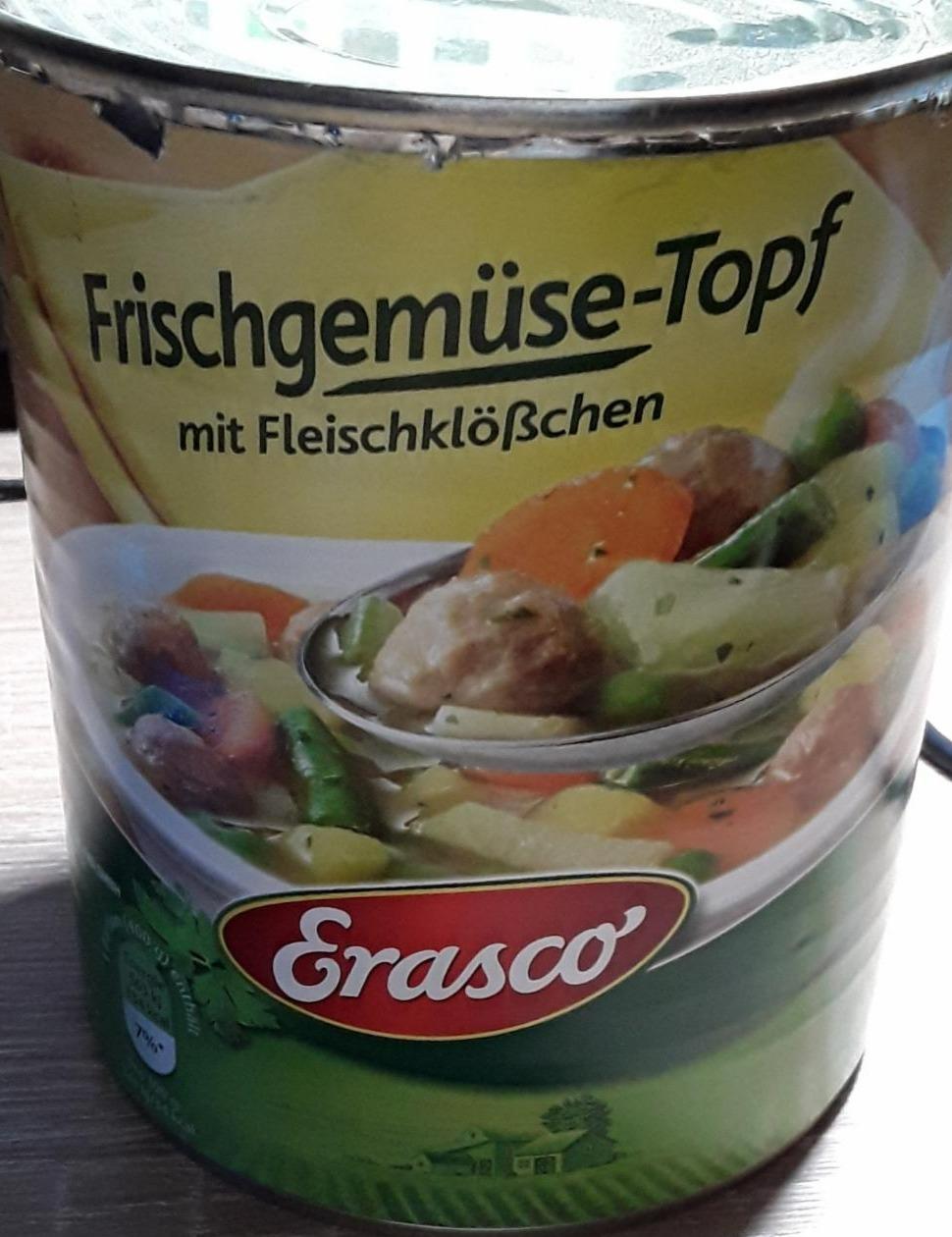 Fotografie - Frischgemüse-Topf mit Fleischklößchen Erasco