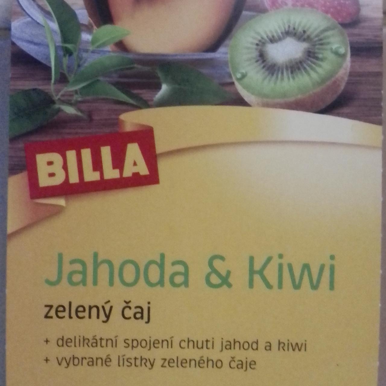 Fotografie - Jahoda & Kiwi zelený čaj Billa