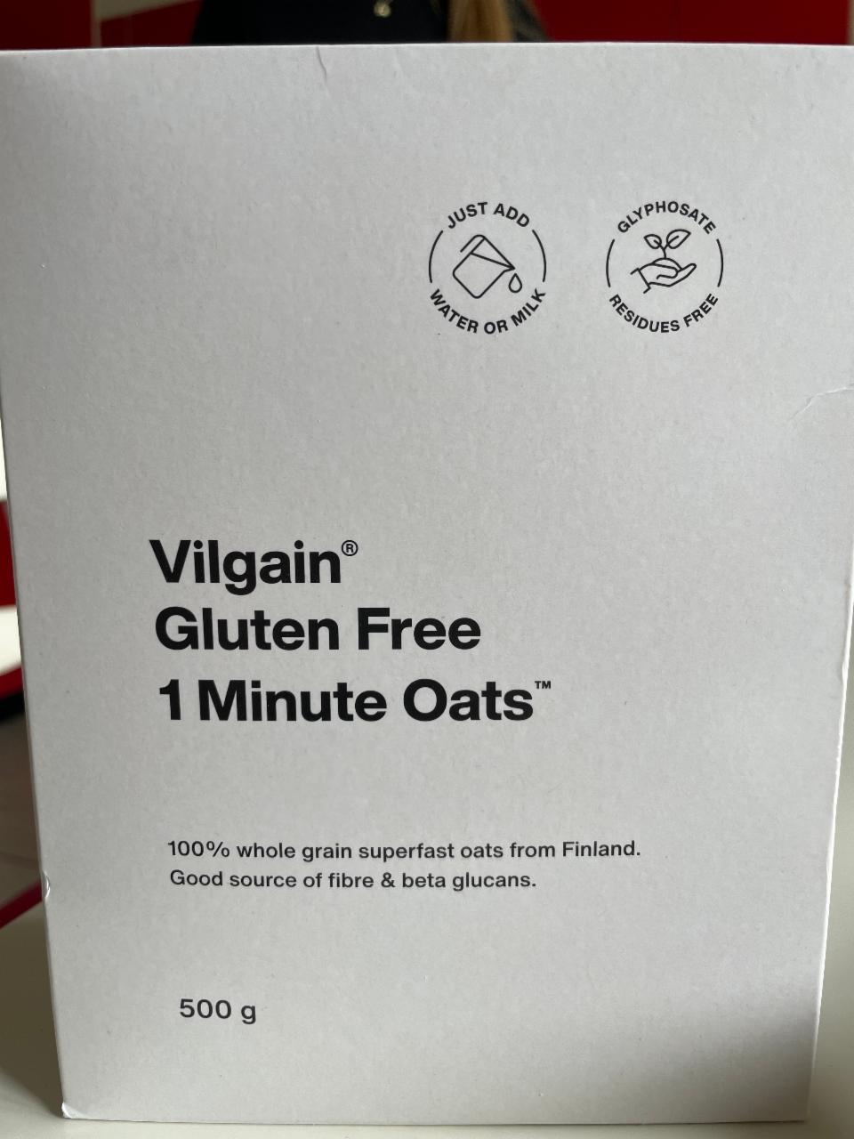 Fotografie - Gluten Free 1 Minute Oats Vilgain