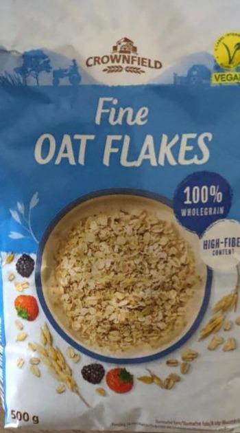 Fotografie - Fine oat flakes 100% wholegrain Crownfield