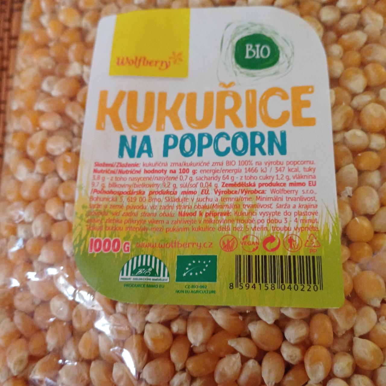 Fotografie - Kukuřice na popcorn bio Wolfberry