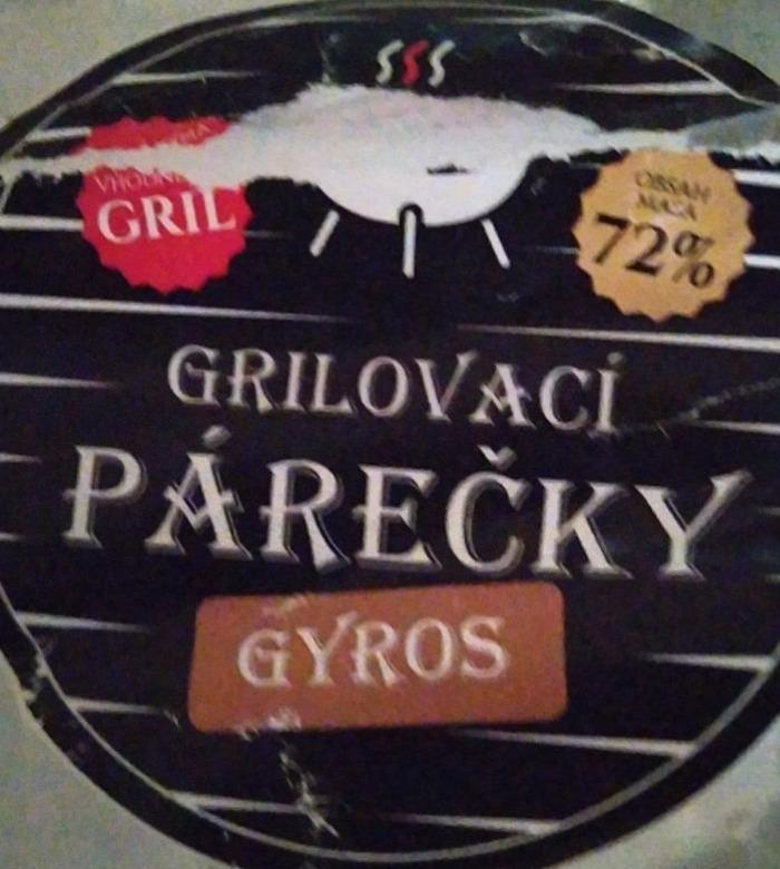 Fotografie - grilovací párečky gyros SLÁMA