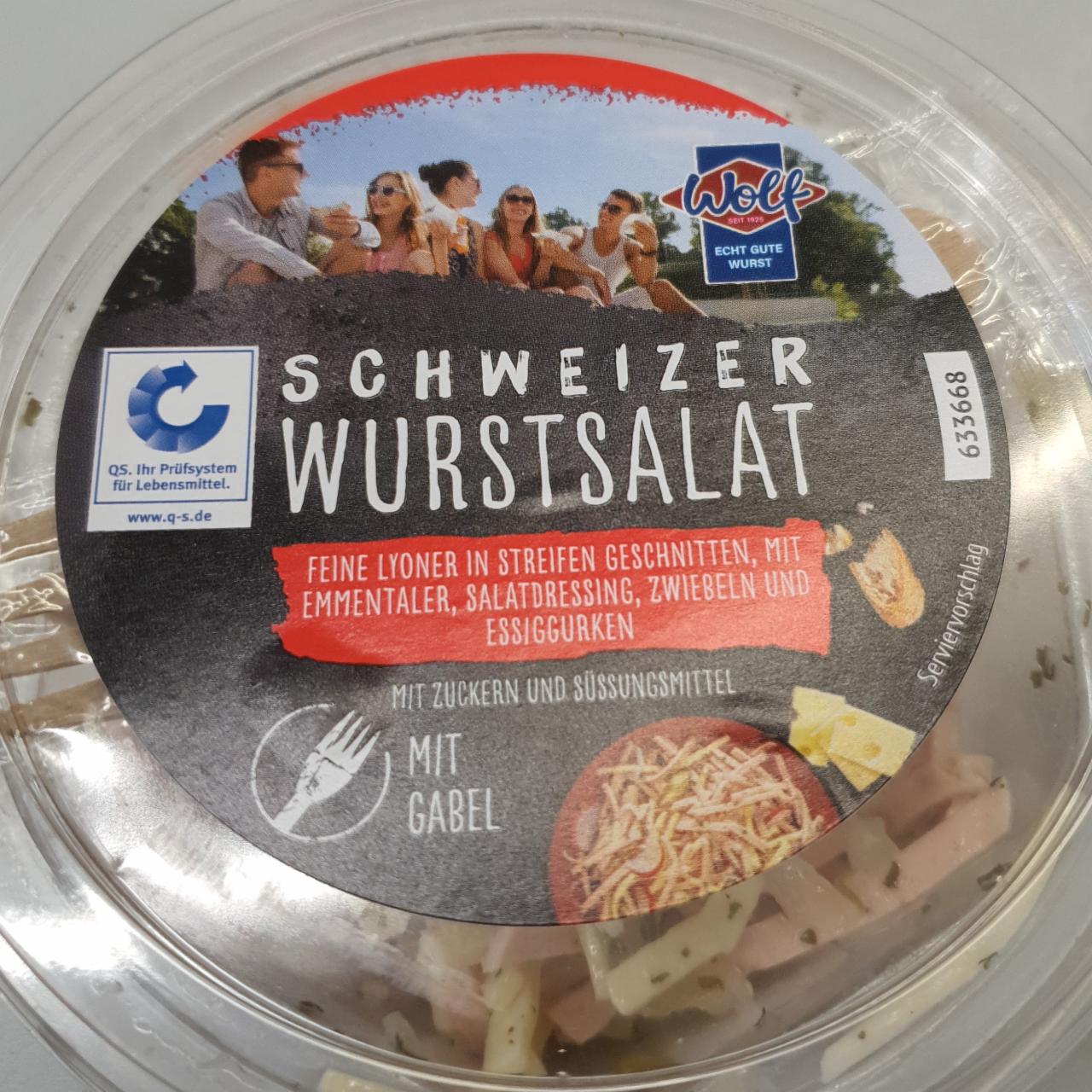 Fotografie - Schweizer Wurstsalat Wolf