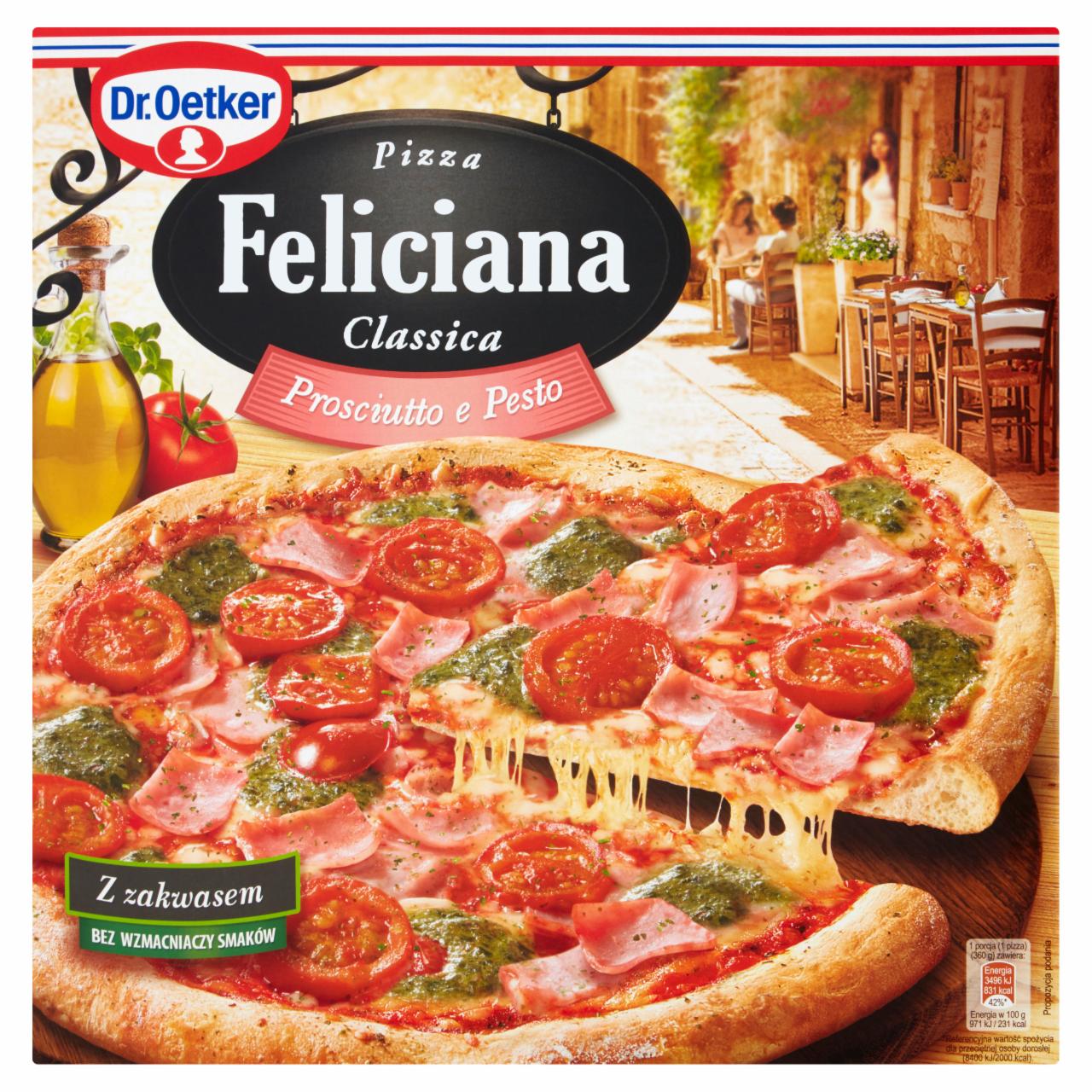 Fotografie - Pizza Feliciana Classica Prosciutto e Pesto Dr.Oetker