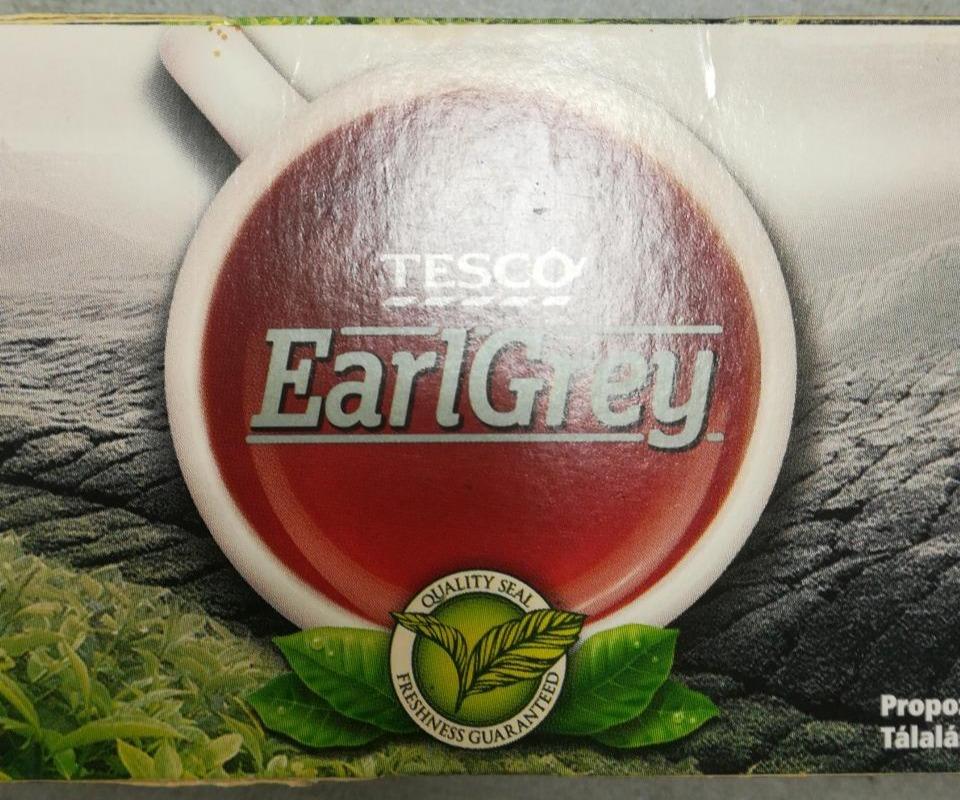 Fotografie - Earl Grey černý čaj s příchutí bergamotu Tesco