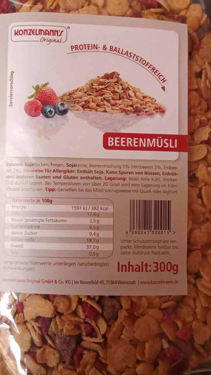 Fotografie - Beerenmüsli Konzelmann's Original