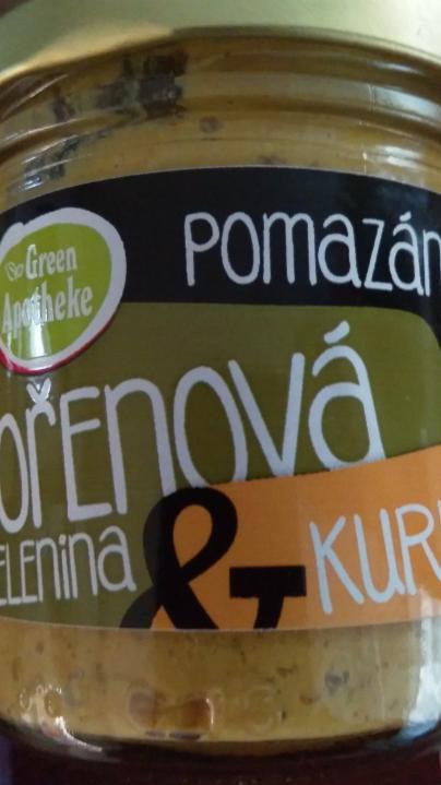 Fotografie - Pomazánka kořenová zelenina & kurkuma Green Apotheke