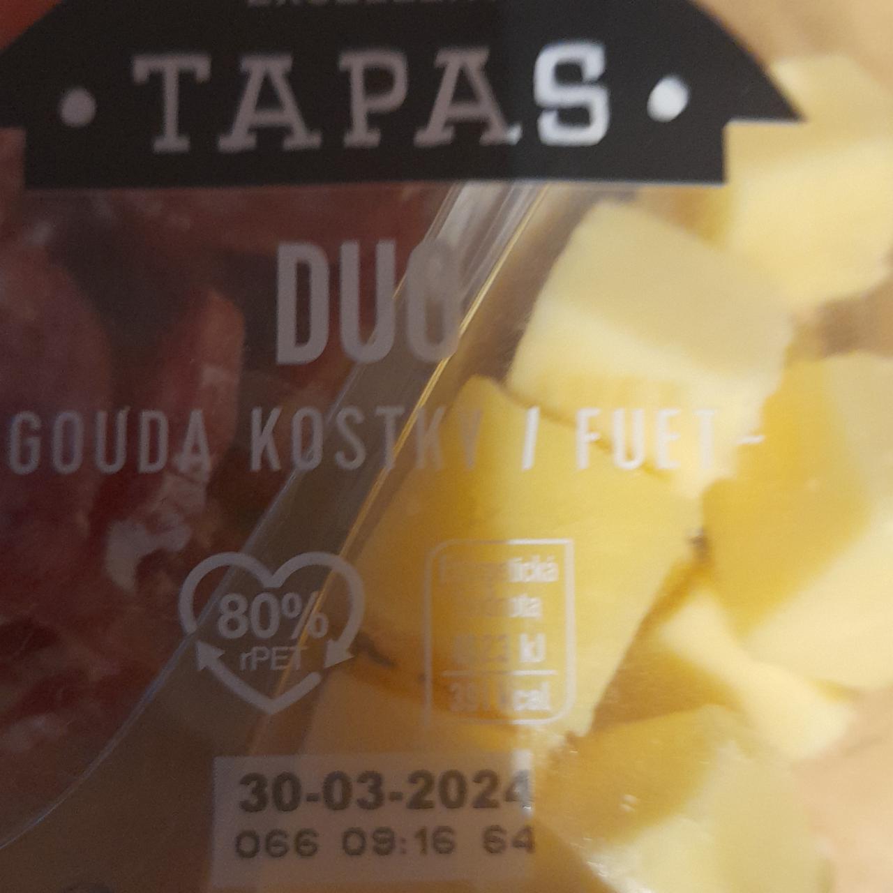 Fotografie - Tapas Gouda kostky / Fuet Albert Excellent