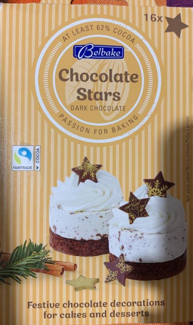 Fotografie - Chocolate stars Belbake