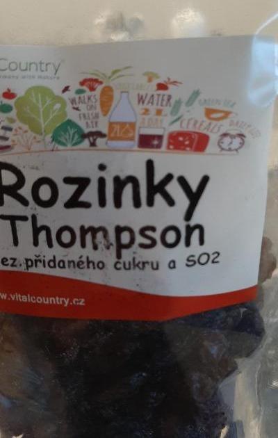 Fotografie - Rozinky Thomson VitalCountry