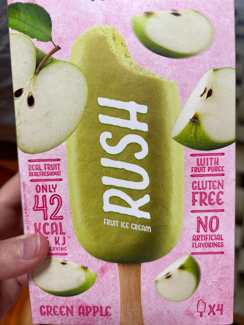 Fotografie - Rush fruit ice cream green apple Prozis