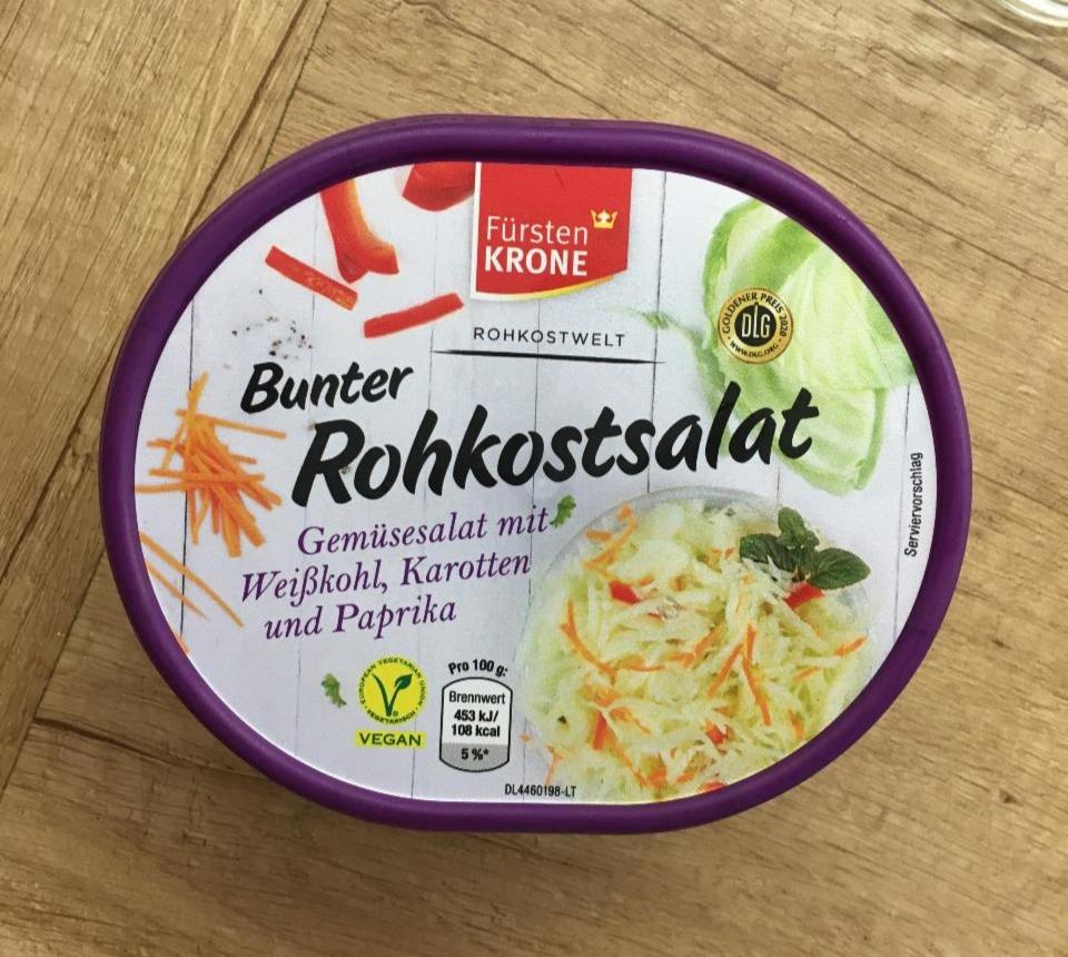 Fotografie - Bunter Rohkostsalat Fürsten Krone