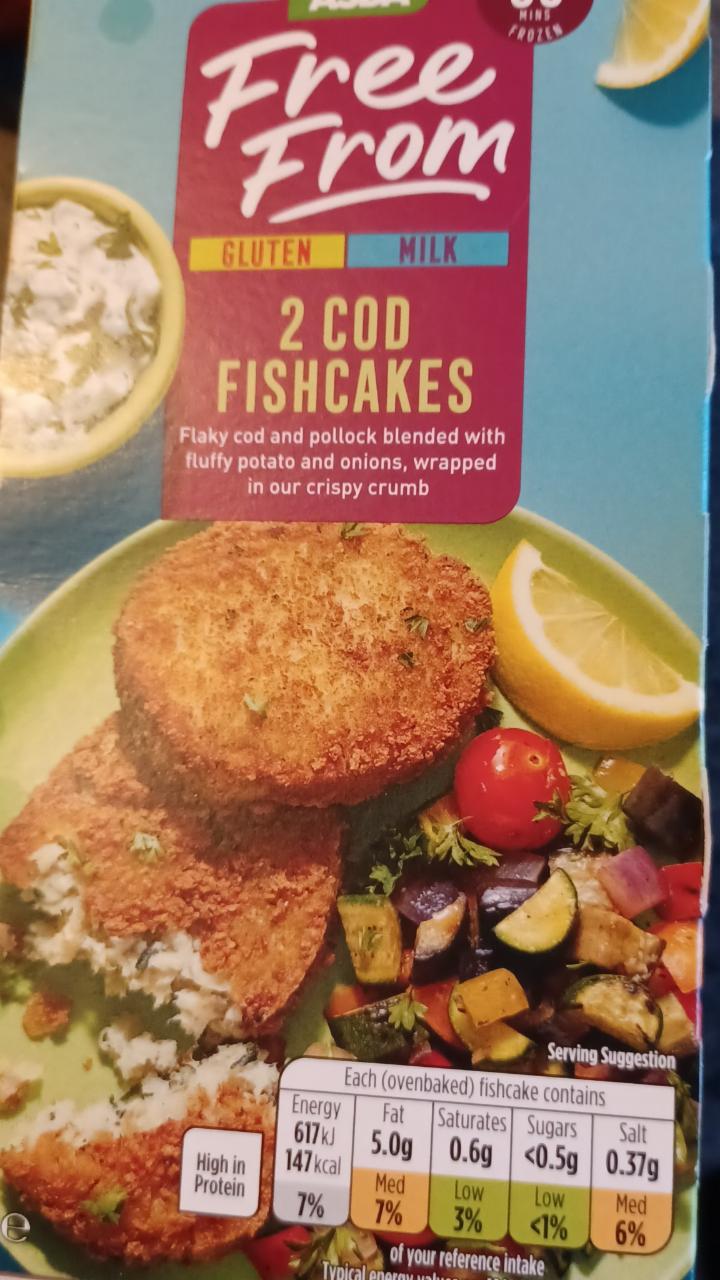 Fotografie - FreeFrom Gluten milk 2cod fishcake Asda