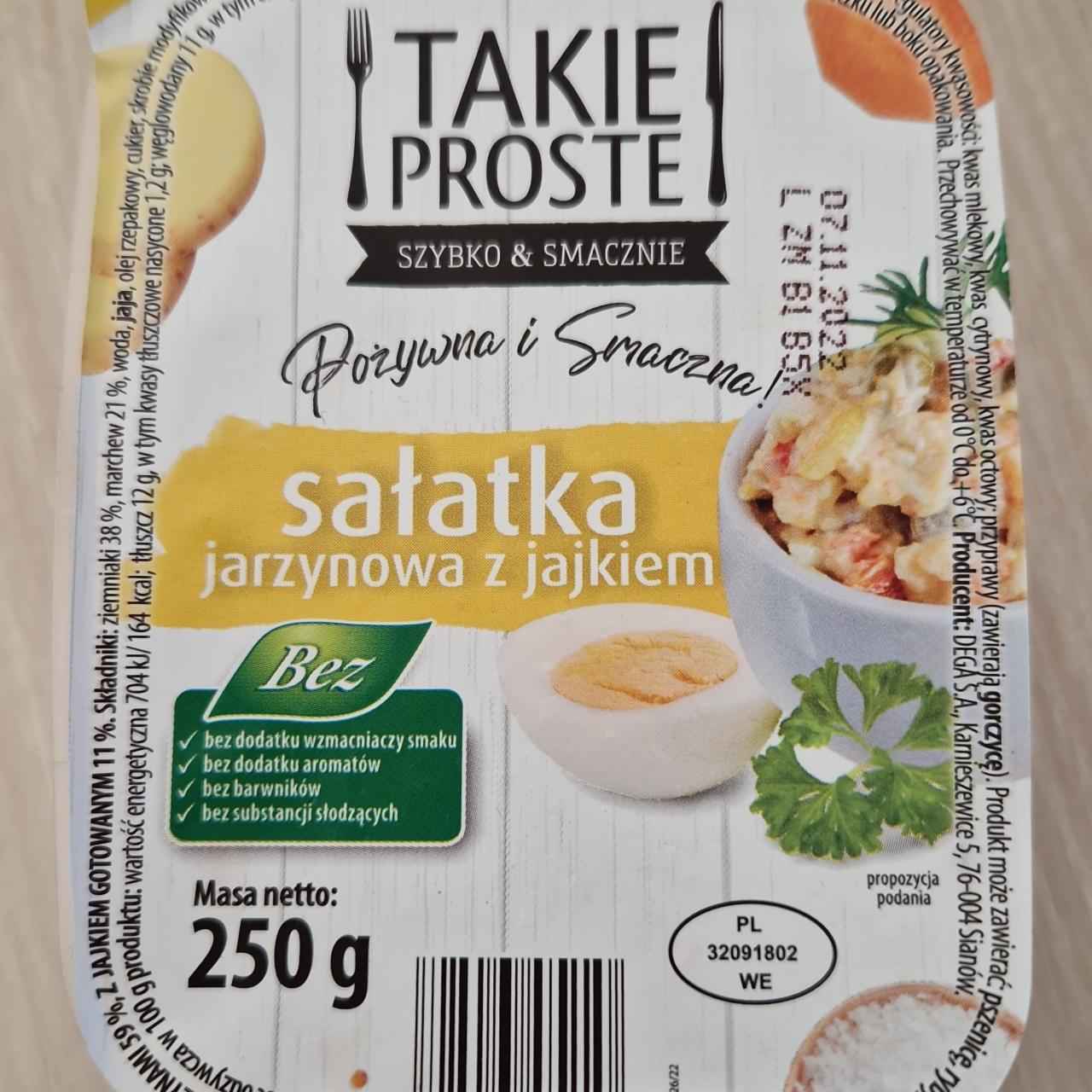 Fotografie - Sałatka jarzynowa z jajkiem Takie Proste