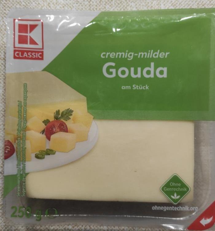 Fotografie - Gouda cremig-milder am Stück K-Classic