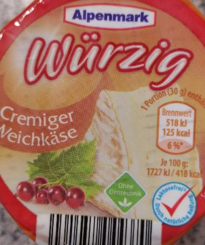 Fotografie - Würzig cremiger weichkäse Alpenmark