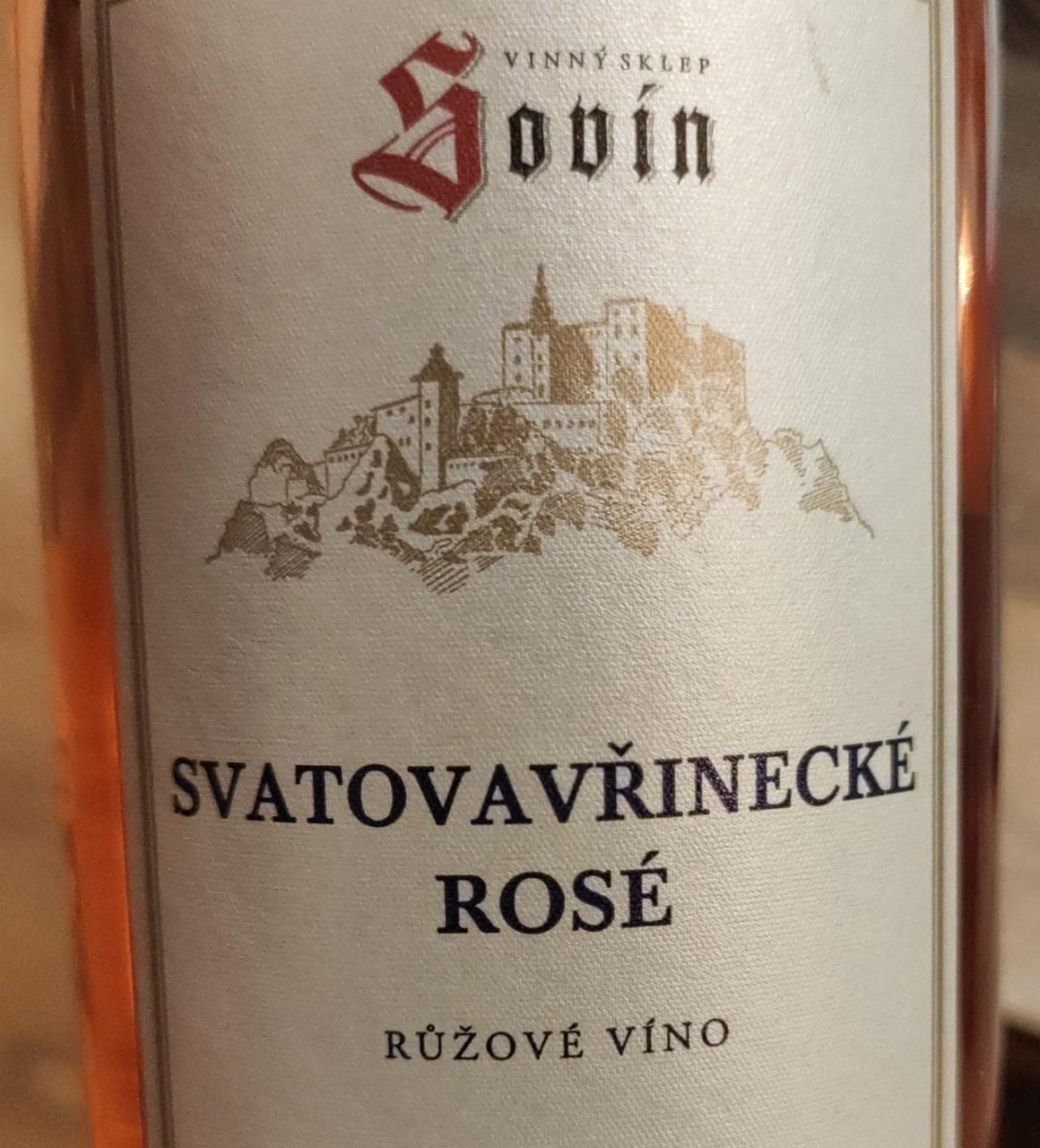 Fotografie - Svatovavřinecké Rosé Sovín