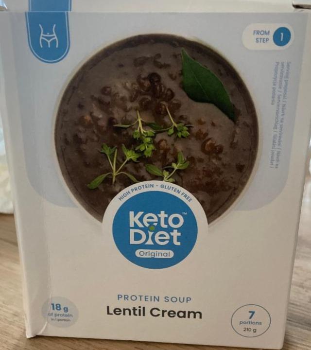 Fotografie - Protein soup lentil cream KetoDiet