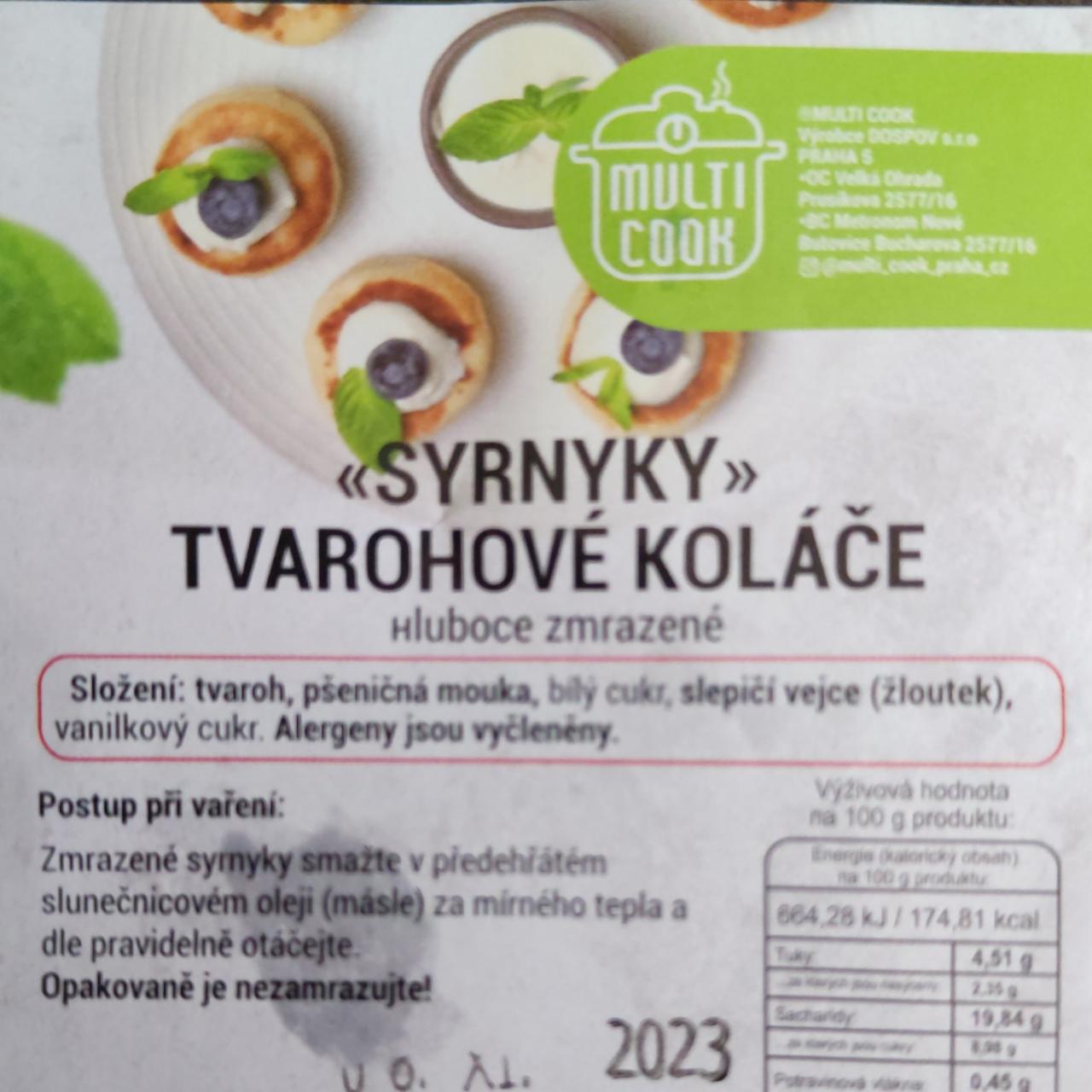 Fotografie - Syrnyky tvarohové koláče Multicook