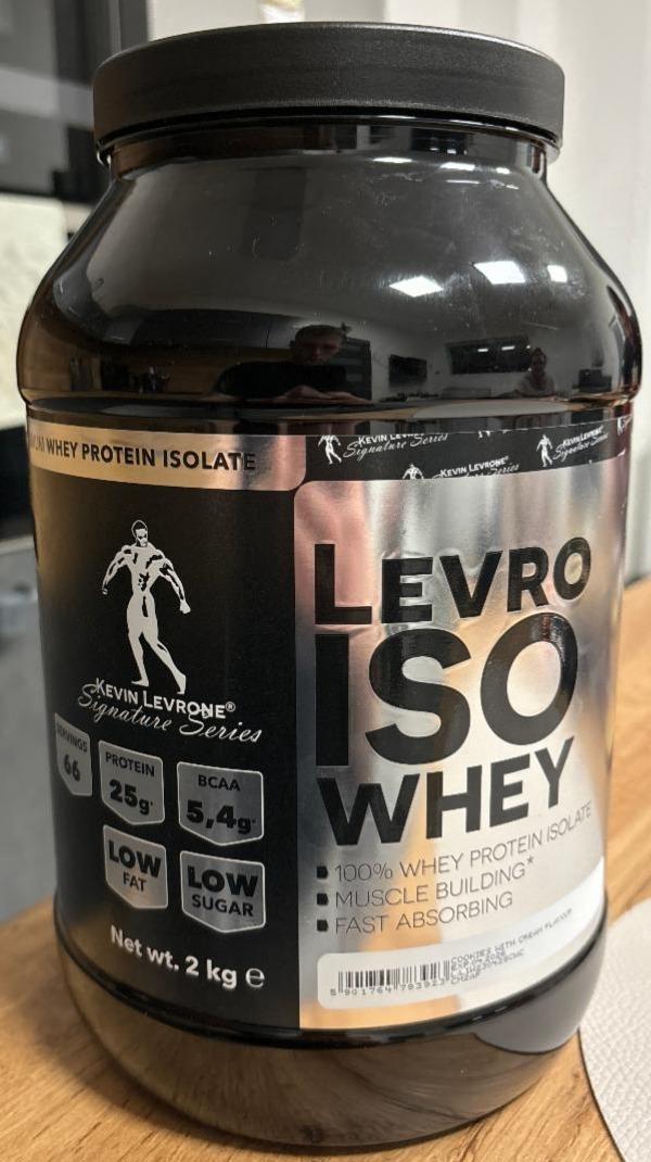 Fotografie - Levro Iso Whey Cookies - Cream Kevin Levrone