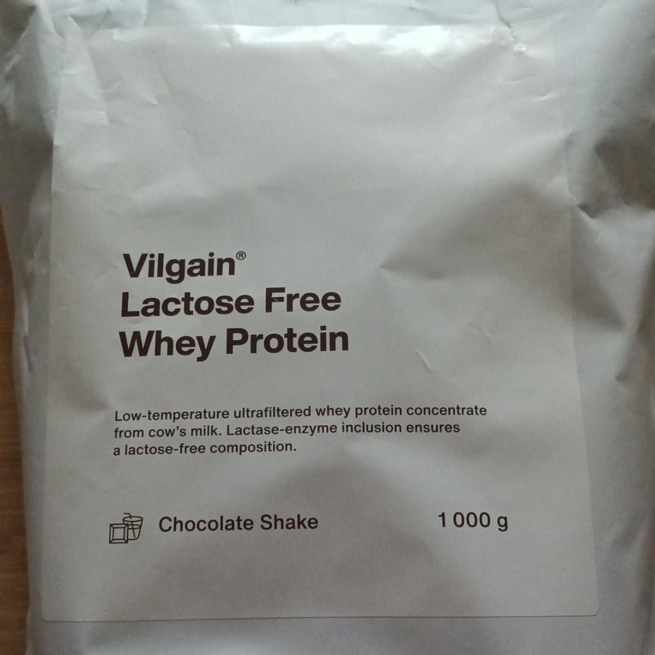 Fotografie - Lactose Free Whey Protein Chocolate Shake Vilgain