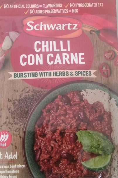 Fotografie - Schwartz Chilli con carne mix