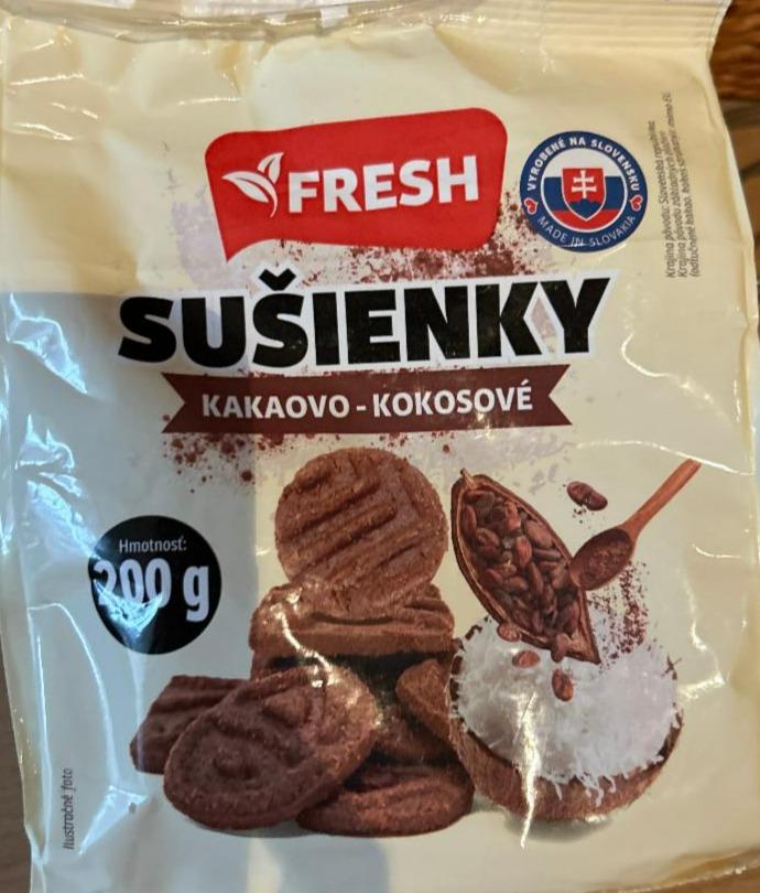 Fotografie - Sušienky Kakaovo-Kokosové Fresh