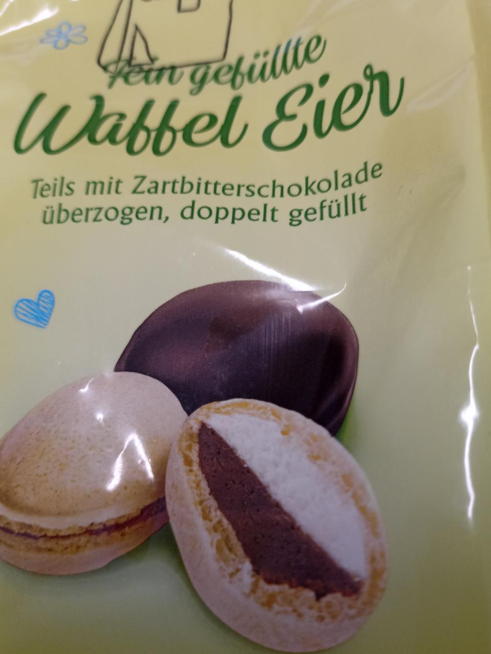 Fotografie - Fein gefüllte Waffel Eier