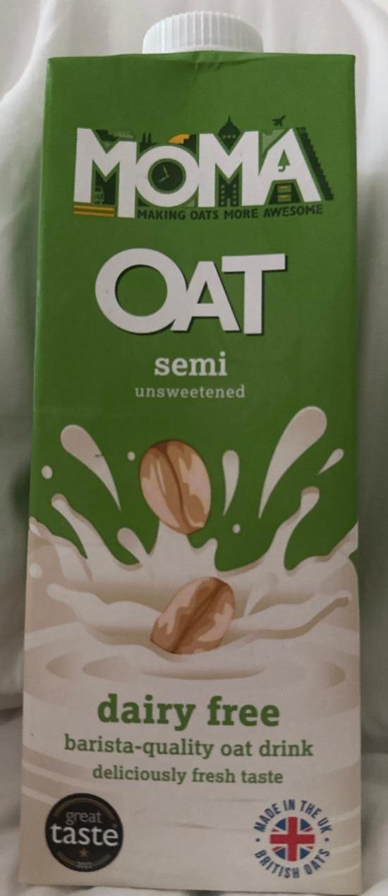 Fotografie - Oat semi unsweetened dairy free Moma