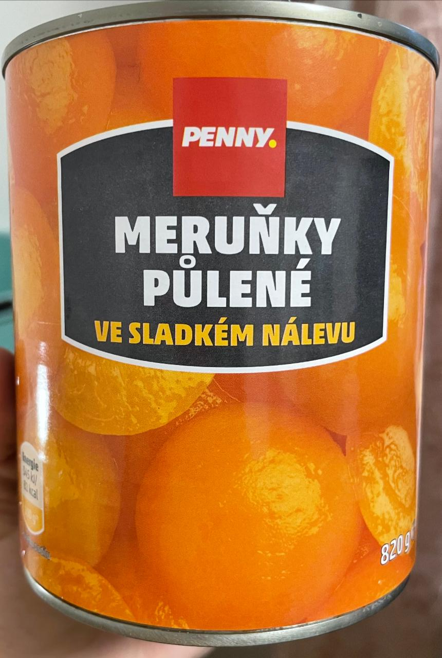 Fotografie - Meruňky půlené ve sladkém nálevu Penny