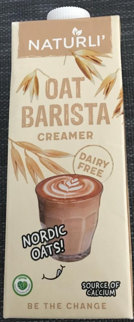 Fotografie - Oat Barista creamer Naturli'