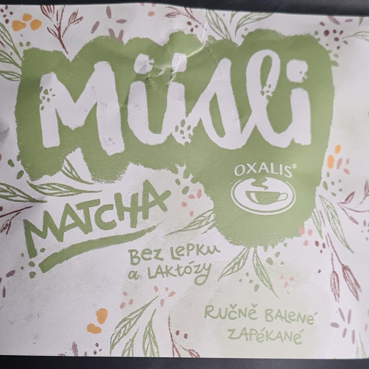 Fotografie - Müsli Matcha Oxalis