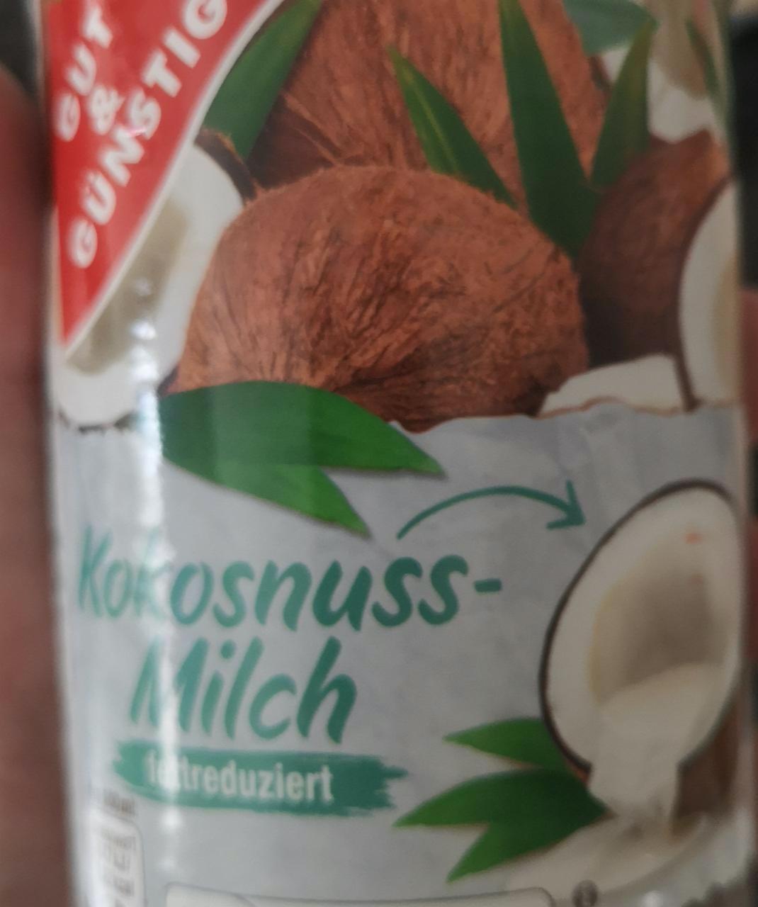 Fotografie - Kokosnuss Milch Fettreduziert Gut&Günstig