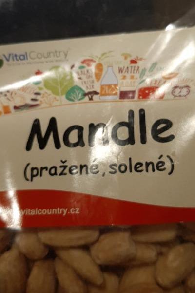 Fotografie - Mandle pražené, solené VitalCountry