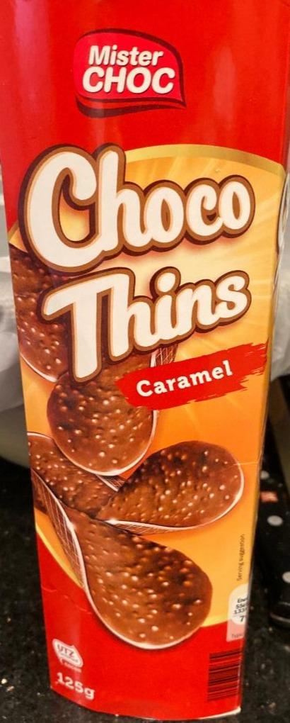 Fotografie - Choco Thins Caramel Mister Choc