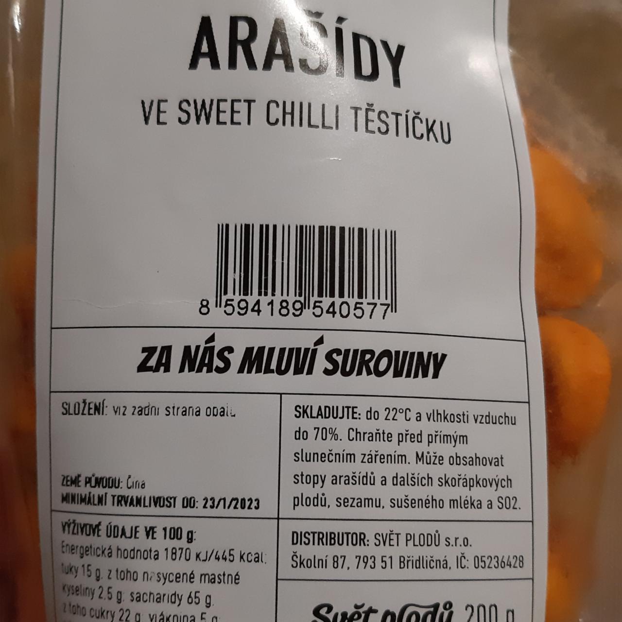 Fotografie - Arašídy ve sweet chilli těstíčku Svět plodů