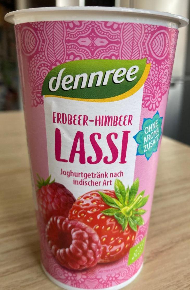 Fotografie - Erdbeer-Himbeer Lassi Dennree