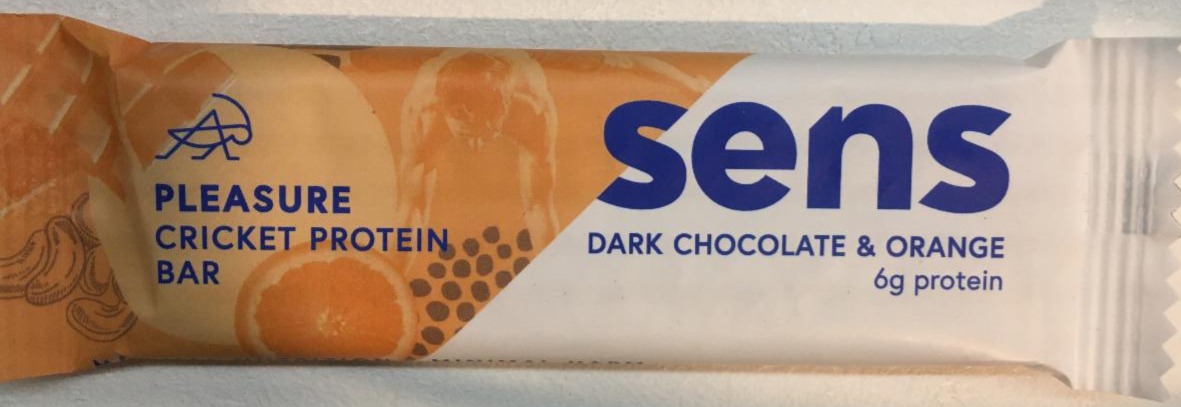 Fotografie - Cricket Protein Bar Dark Chocolate & Orange Sens