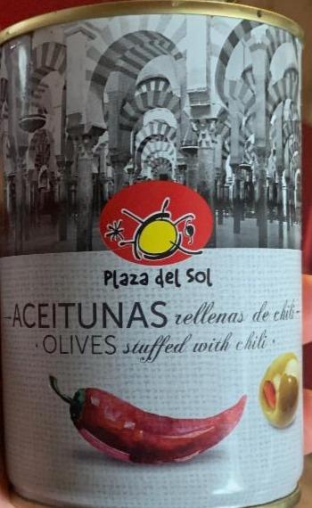 Fotografie - olivy s chilli Aceitunas