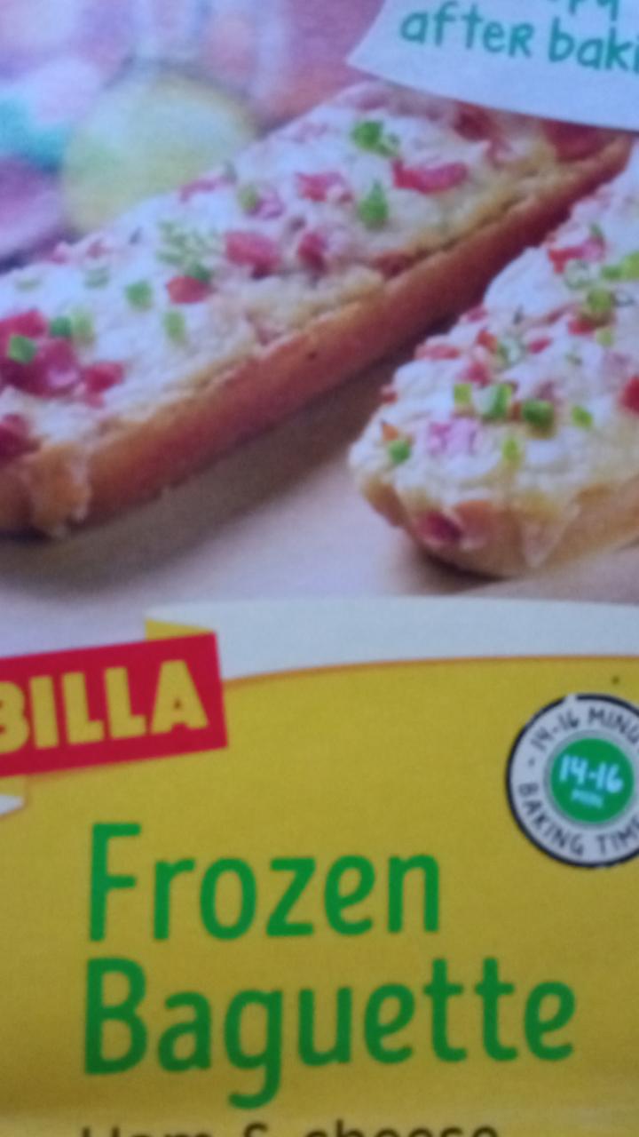 Fotografie - Frozen Baguette Ham&cheese Billa