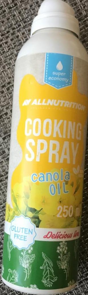 Fotografie - Cooking Spray Canola Oil Allnutrition